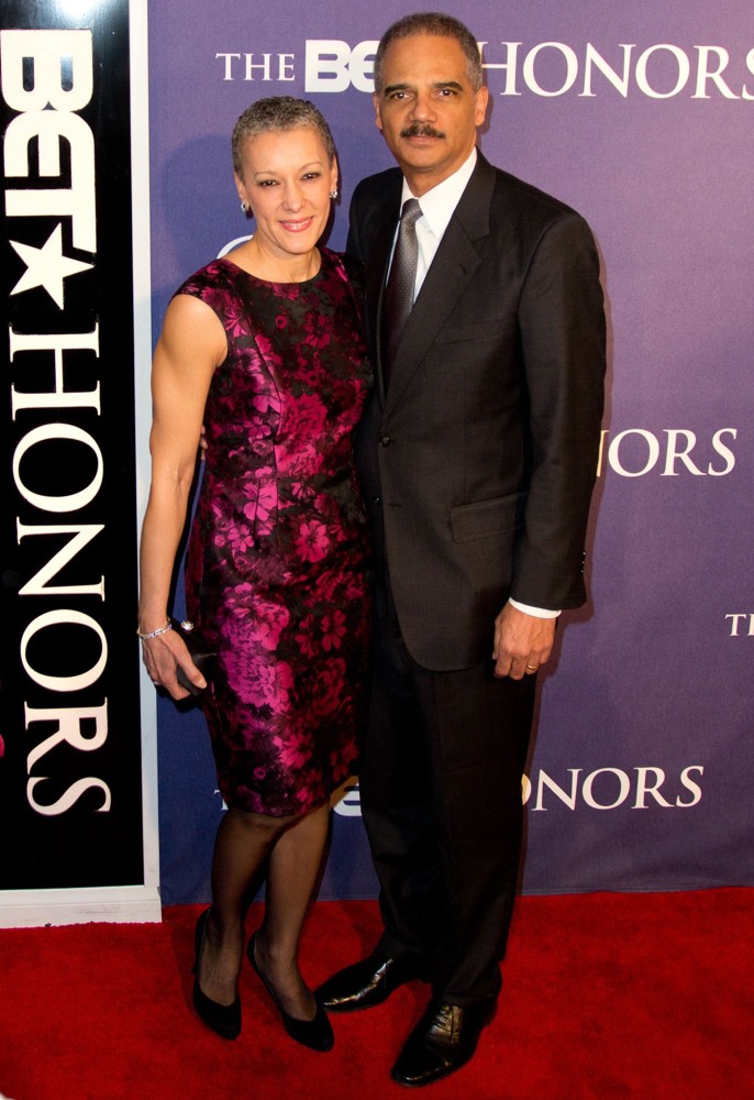 Sharon Malone;Eric Holder;<br>BET Honors 2012 - Red Carpet Arrivals