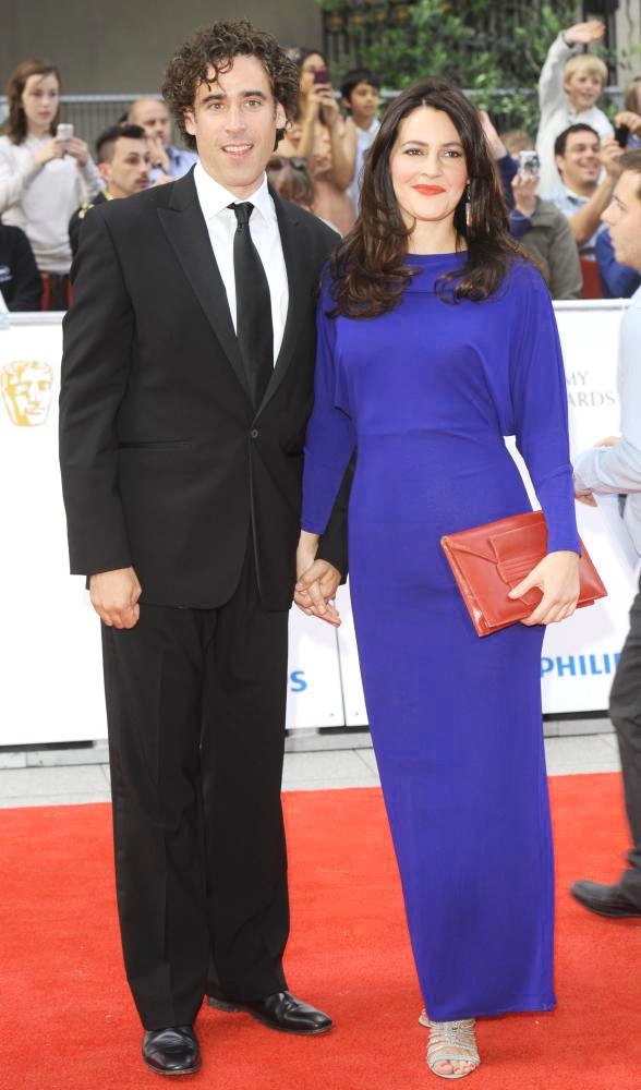 Stephen Mangan;Louise Delamere;<br>Philips British Academy Television Awards in 2011 - Arrivals