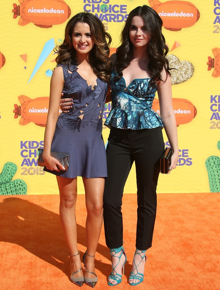 Laura Marano, Vanessa Marano<br>Nickelodeon's 28th Annual Kid's Choice Awards - Arrivals