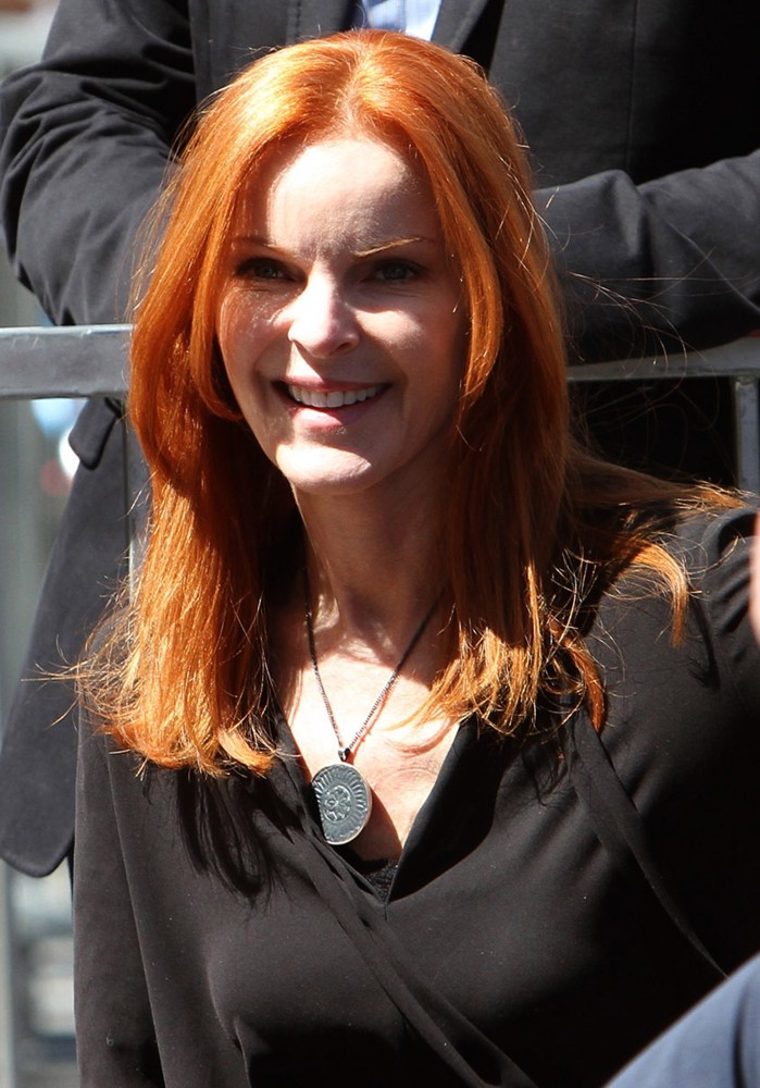Marcia Cross;<br>Felicity Huffman and William H. Macy Are Honored with Stars at The Hollywood Walk of Fame
