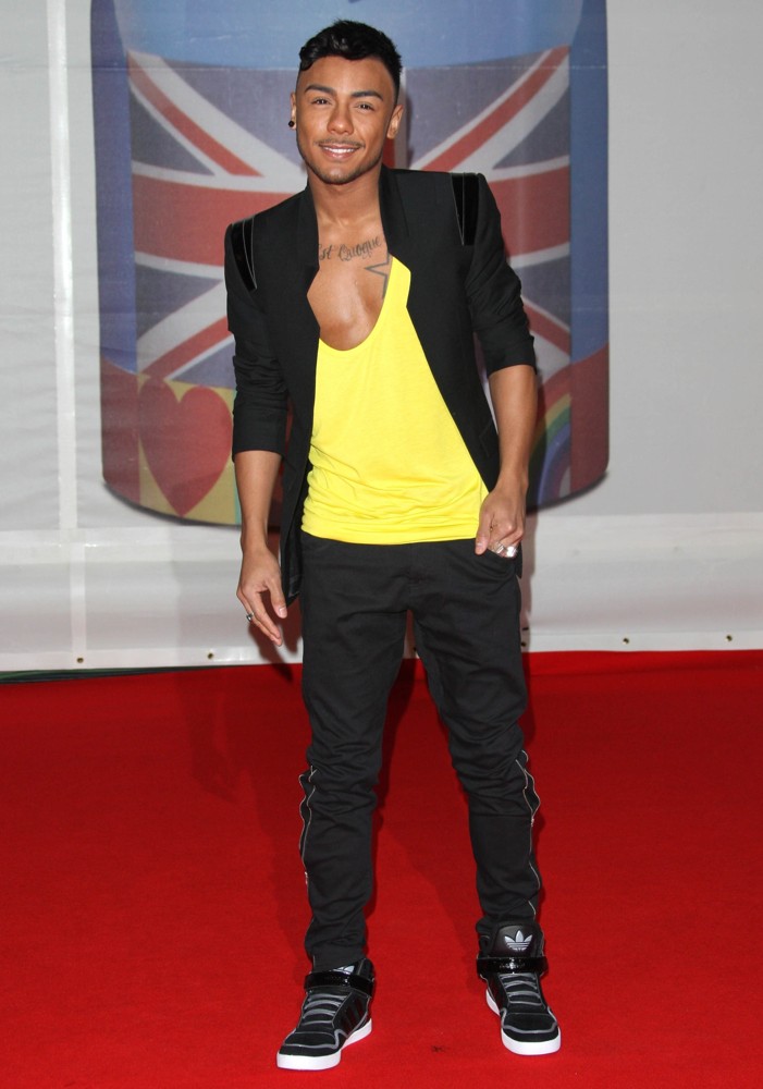 Marcus Collins;<br>The BRIT Awards 2012 - Arrivals