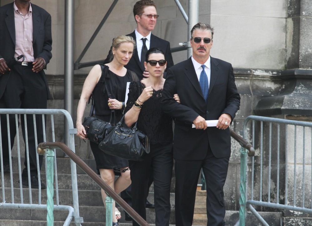Julianna Margulies;Chris Noth;<br>The Funeral Service for Actor James Gandolfini