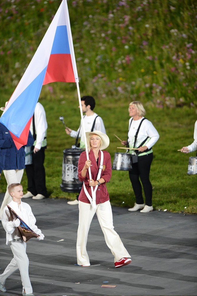 Maria Sharapova;<br>The Opening Ceremony of The London 2012 Olympic Games