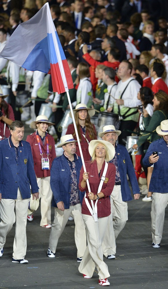 Maria Sharapova;<br>The Opening Ceremony of The London 2012 Olympic Games