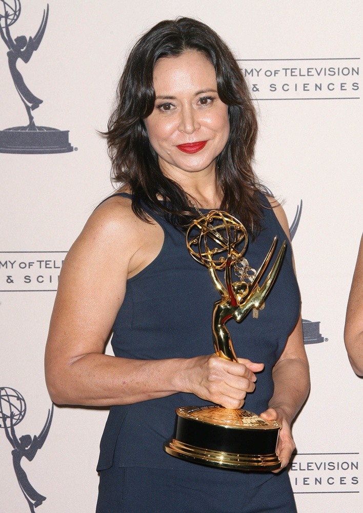 Marie Larkin;<br>2013 Primetime Creative Arts Emmy Awards - Press Room