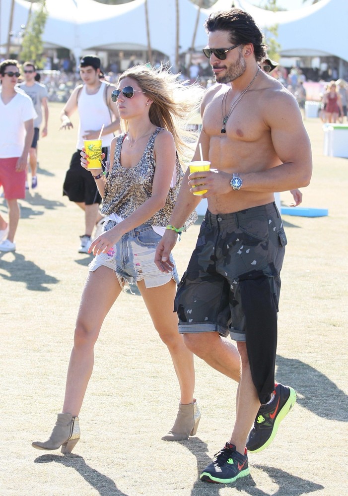 Audra Marie;Joe Manganiello;<br>Celebrities at The 2012 Coachella Valley Music and Arts Festival - Week 2 Day 2