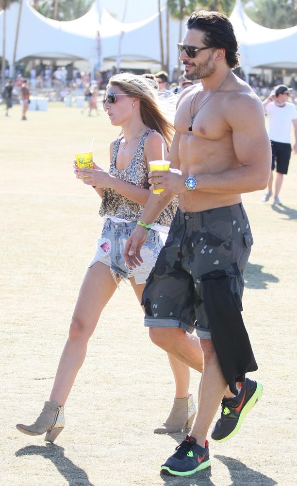 Audra Marie;Joe Manganiello;<br>Celebrities at The 2012 Coachella Valley Music and Arts Festival - Week 2 Day 2