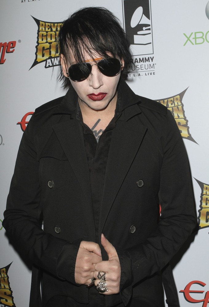 Marilyn Manson;<br>2012 Revolver Golden Gods Awards Show
