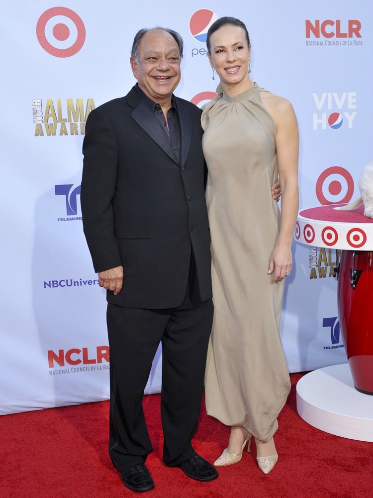 Cheech Marin;Natasha Rubin;<br>2012 NCLR ALMA Awards - Arrivals