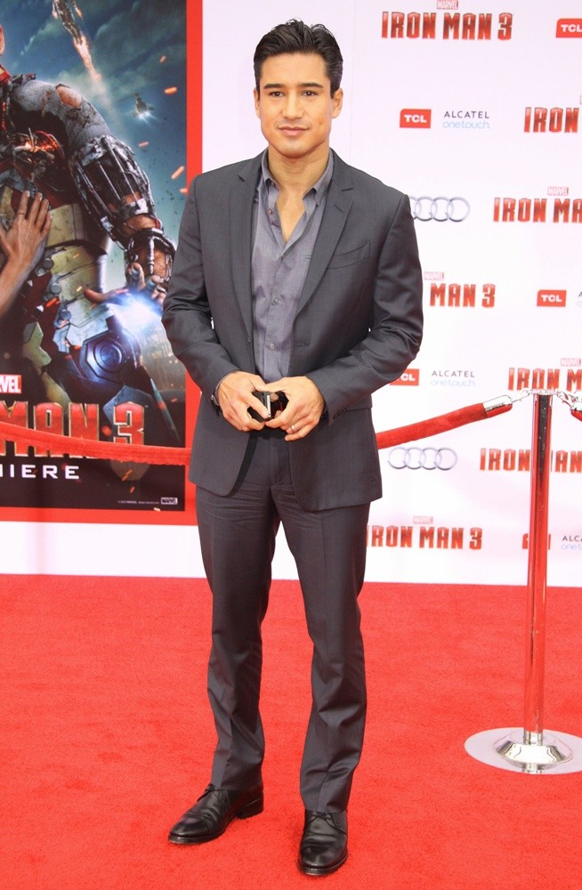 Mario Lopez;<br>Iron Man 3 Los Angeles Premiere - Arrivals