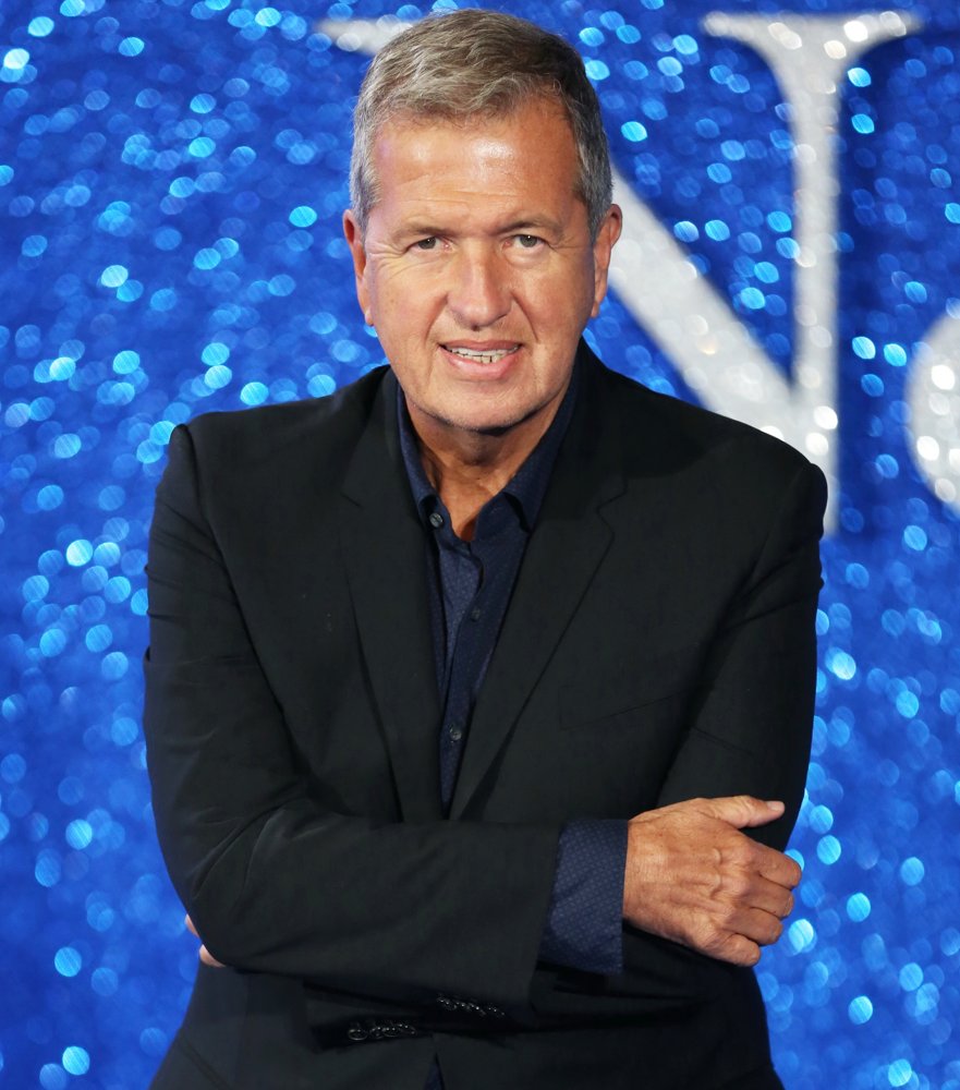 Mario Testino;<br>Zoolander 2 UK Screening - Arrivals