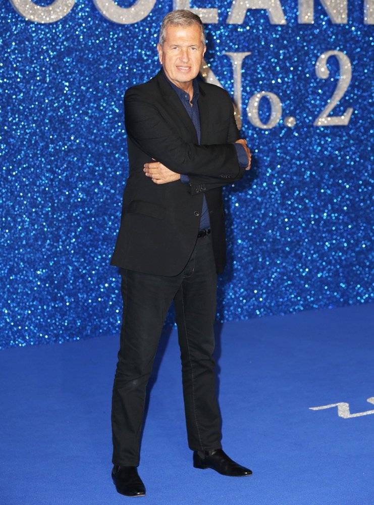 Mario Testino;<br>Zoolander 2 UK Screening - Arrivals