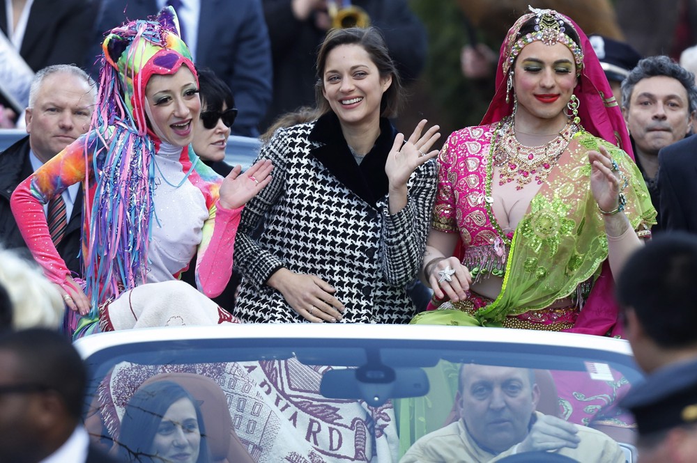Marion Cotillard;<br>Harvard University's Hasty Pudding Theatricals 2013 Woman of The Year Parade Ceremony