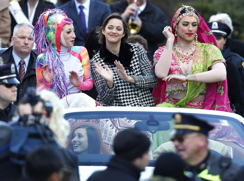 Marion Cotillard;<br>Harvard University's Hasty Pudding Theatricals 2013 Woman of The Year Parade Ceremony