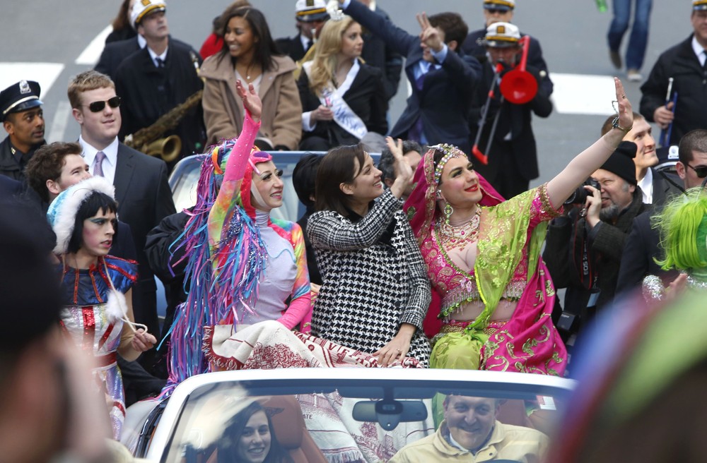 Marion Cotillard;<br>Harvard University's Hasty Pudding Theatricals 2013 Woman of The Year Parade Ceremony