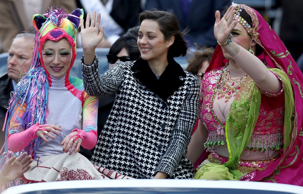 Marion Cotillard;<br>Harvard University's Hasty Pudding Theatricals 2013 Woman of The Year Parade Ceremony