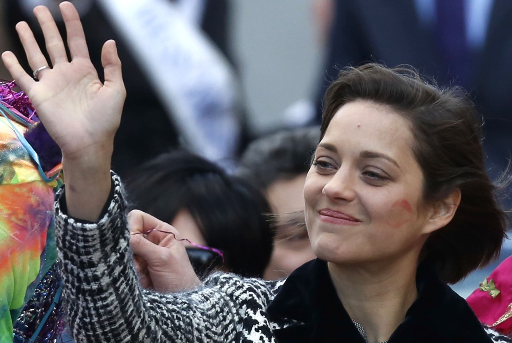 Marion Cotillard;<br>Harvard University's Hasty Pudding Theatricals 2013 Woman of The Year Parade Ceremony