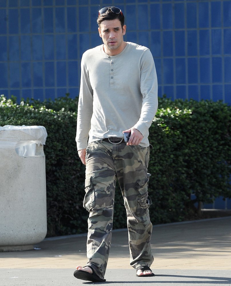 Mark Salling Bank Visit