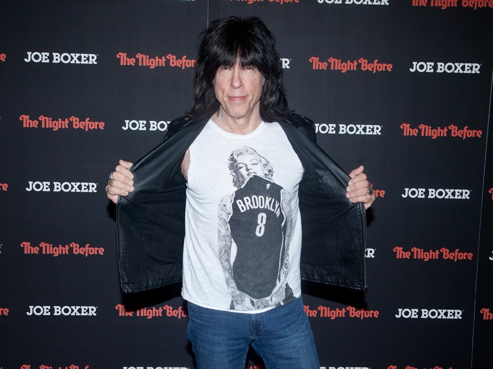 Marky Ramone;<br>New York Screening of Columbia Pictures' The Night Before - Red Carpet Arrivals