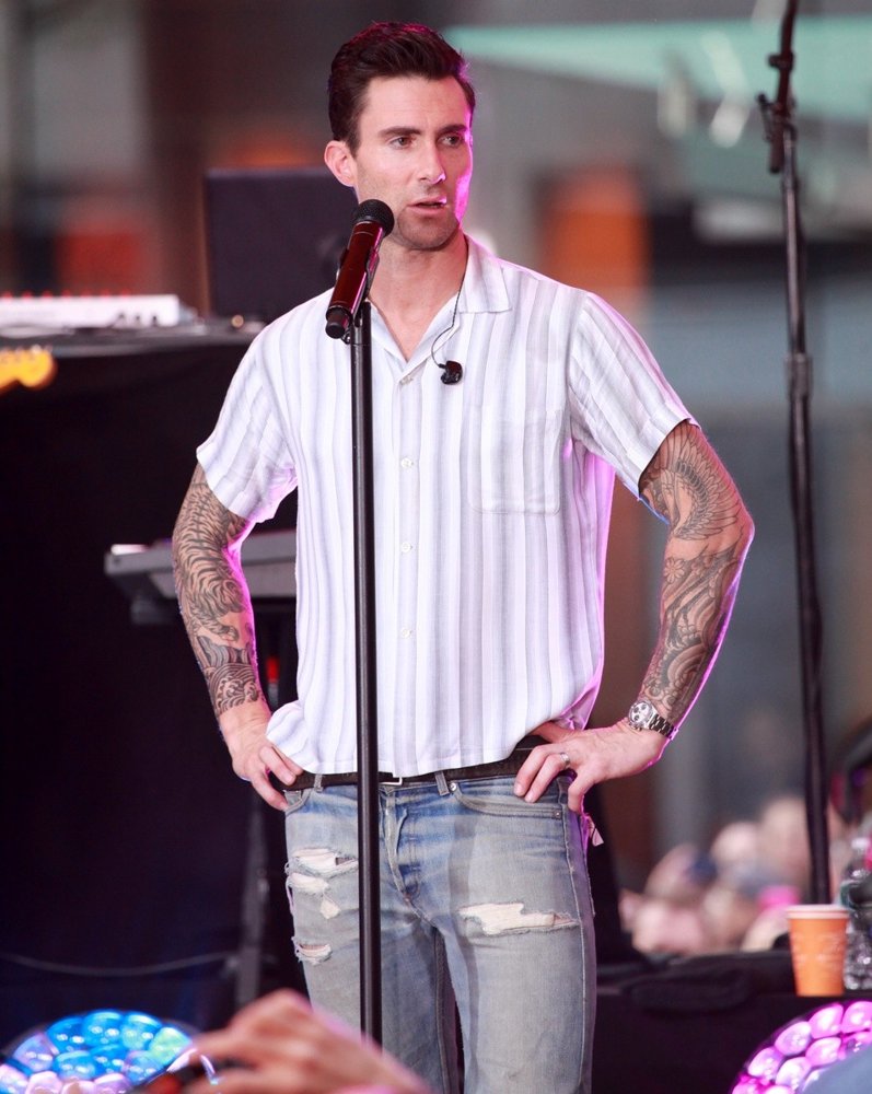 Adam Levine;Maroon 5;<br>Maroon 5 at The Today Show Toyota Concert Series