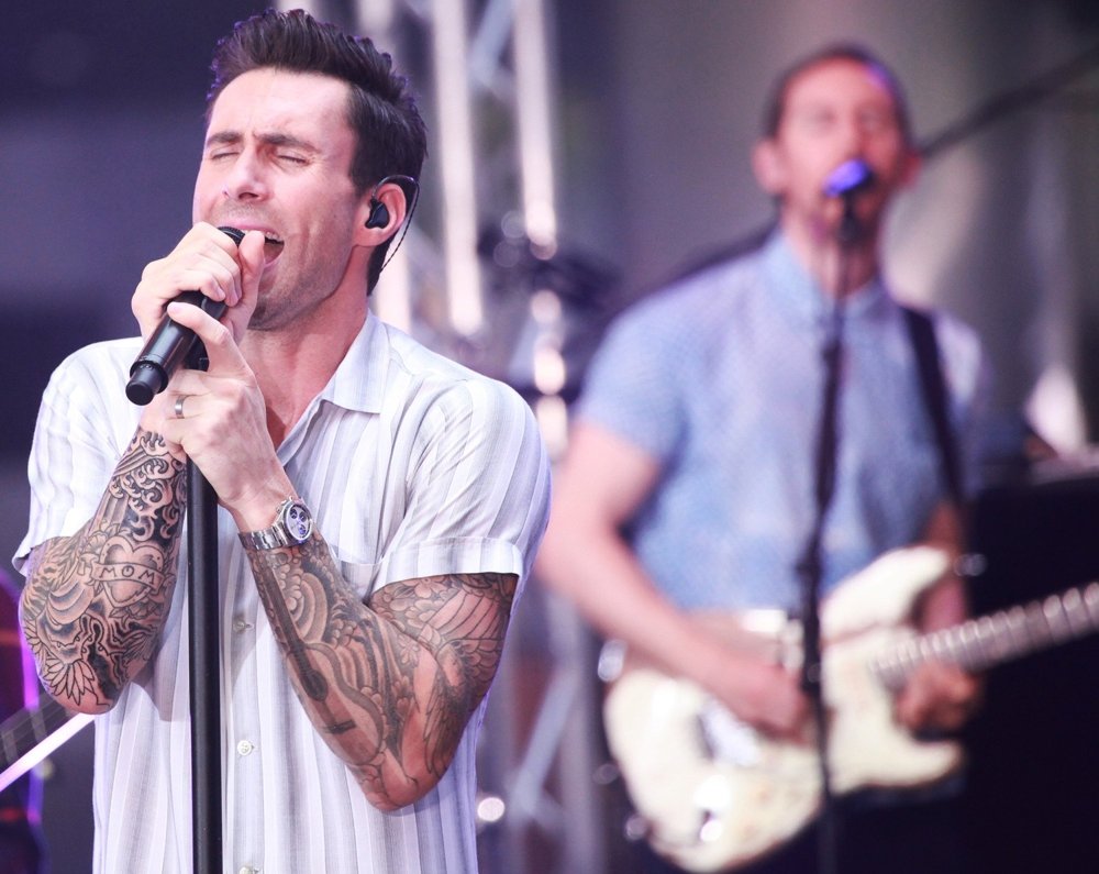 Adam Levine;Jesse Carmichael;Maroon 5;<br>Maroon 5 at The Today Show Toyota Concert Series