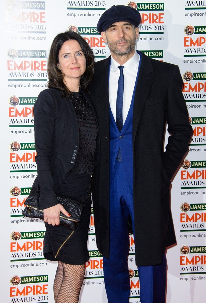 Liza Marshall;Mark Strong;<br>Jameson Empire Film Awards 2013 - Arrivals