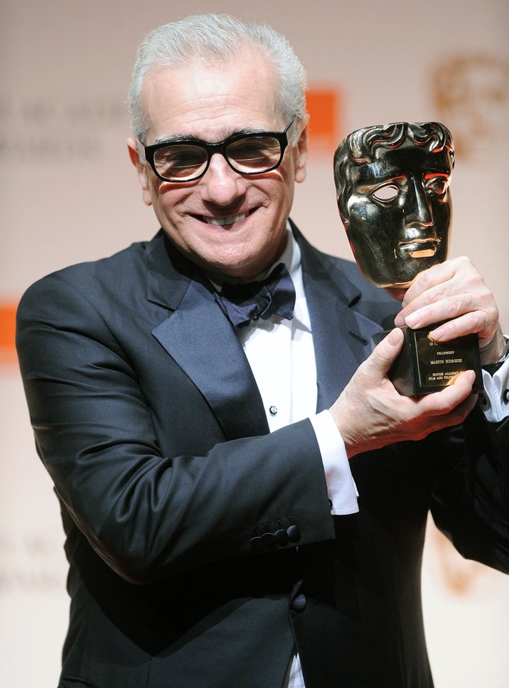 Martin Scorsese;<br>Orange British Academy Film Awards 2012 - Press Room