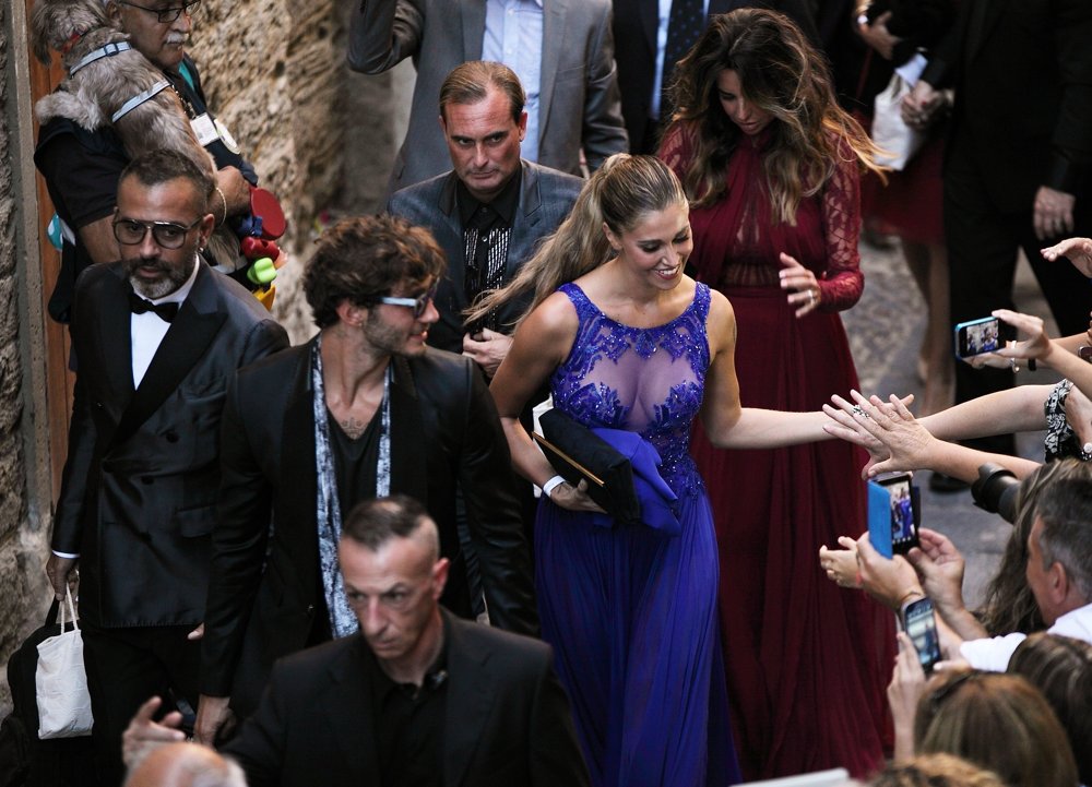 Stefano De Martino;Belen Rodriguez;<br>Elisabetta Canalis Wedding to Brian Perri