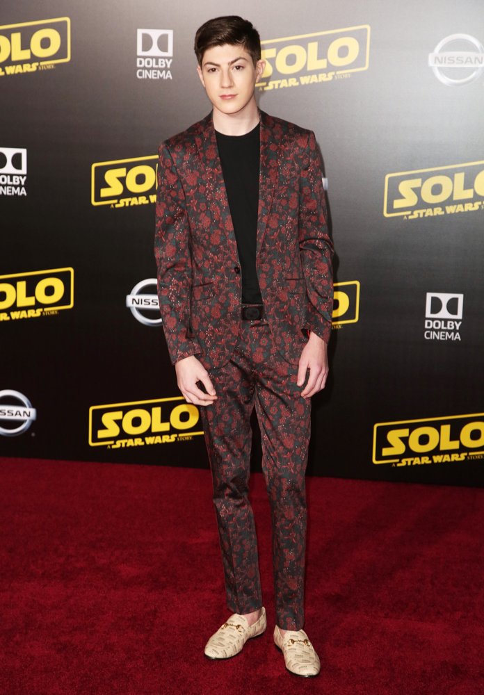 Mason Cook;<br>Premiere of Disney Pictures and Lucasfilm's Solo: A Star Wars Story - Arrivals