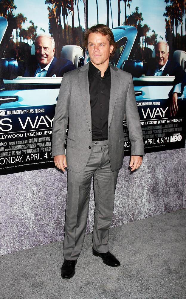 Matt Damon;<br>The Los Angeles HBO Premiere of His Way