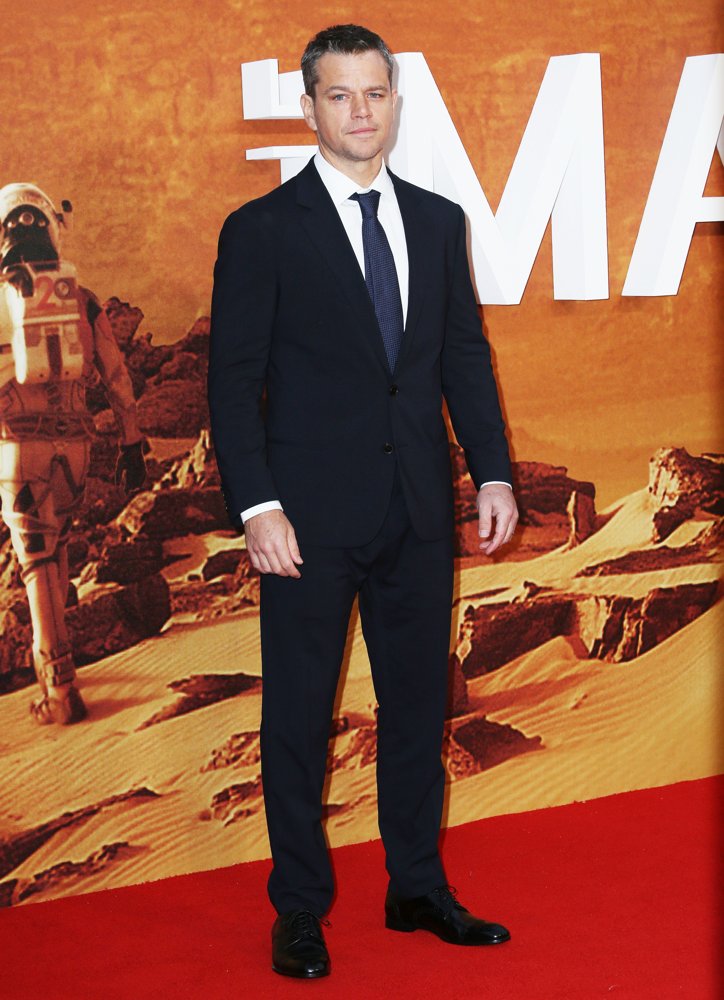 Matt Damon;<br>The European Premiere of The Martian - Arrivals