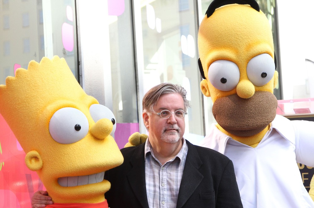 Matt Groening;<br>Creator of The Simpsons Matt Groening Receives A Star on The Hollywood Walk of Fame