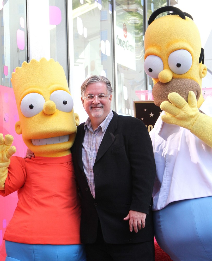 Matt Groening;<br>Creator of The Simpsons Matt Groening Receives A Star on The Hollywood Walk of Fame