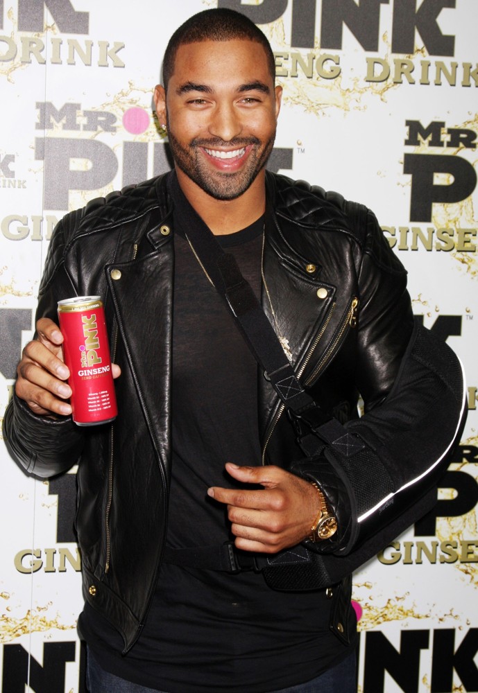Matt Kemp;<br>Mr. Pink's Ginseng Energy Drink Launch - Arrivals