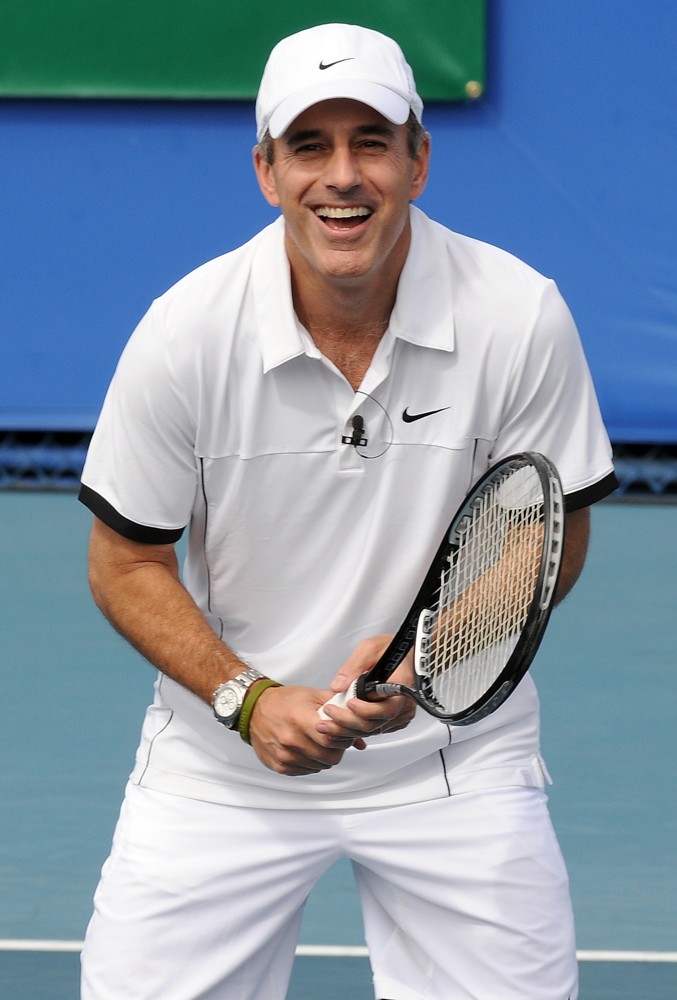 Matt Lauer;<br>The Chris Evert-Raymond James Pro-Celebrity Tennis Classic