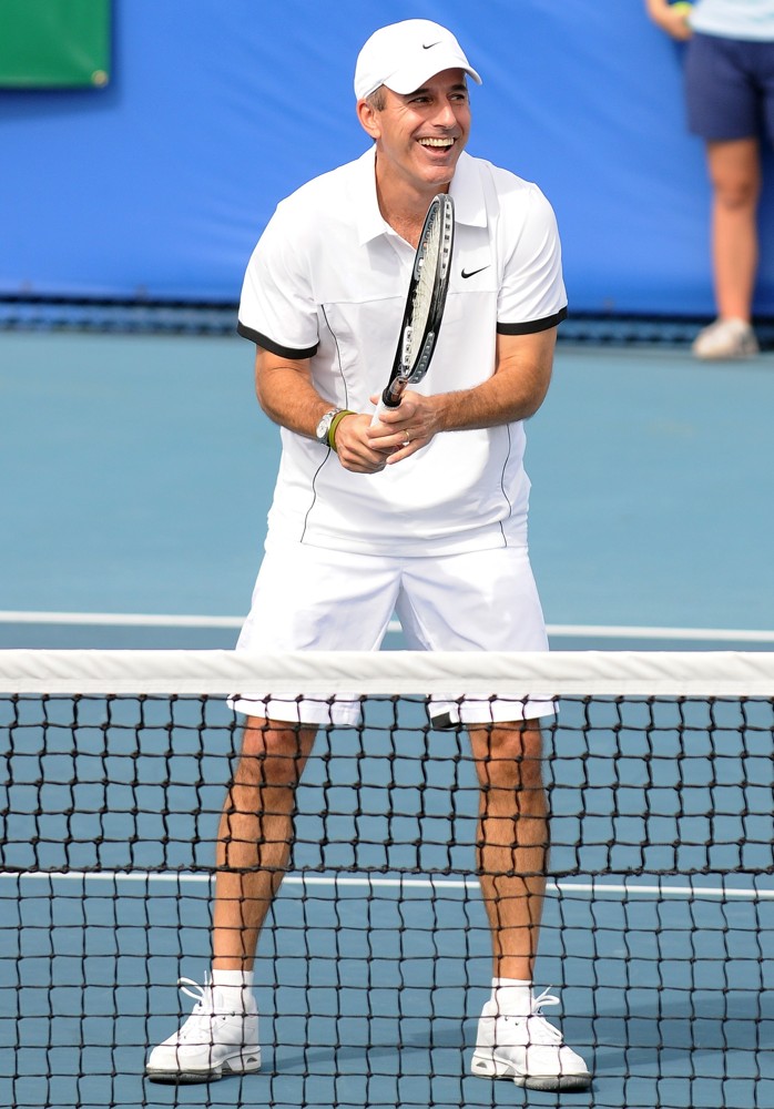 Matt Lauer;<br>The Chris Evert-Raymond James Pro-Celebrity Tennis Classic