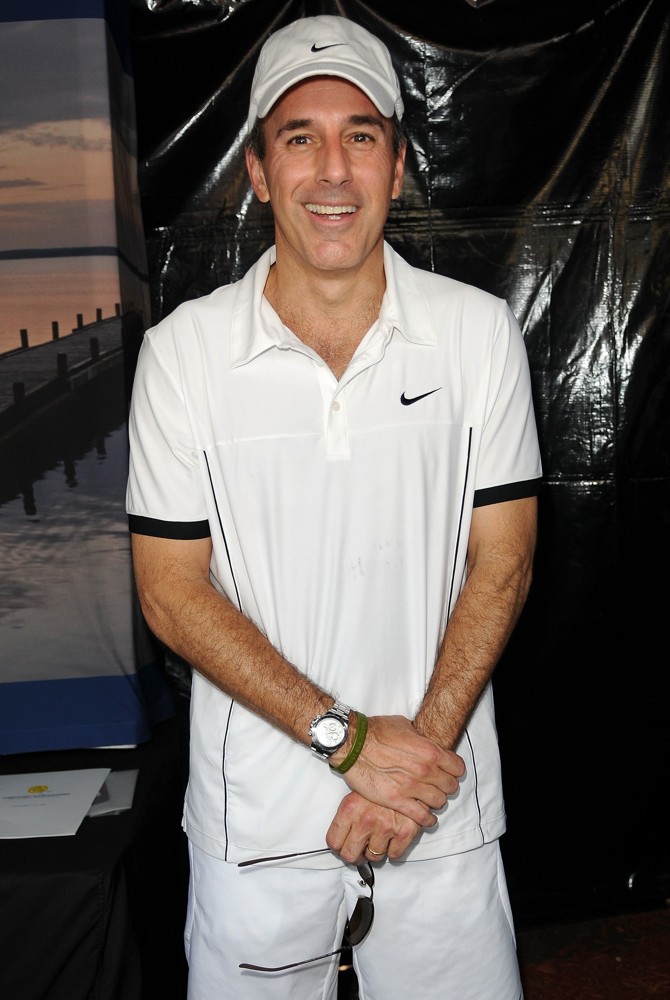 Matt Lauer;<br>The Chris Evert-Raymond James Pro-Celebrity Tennis Classic