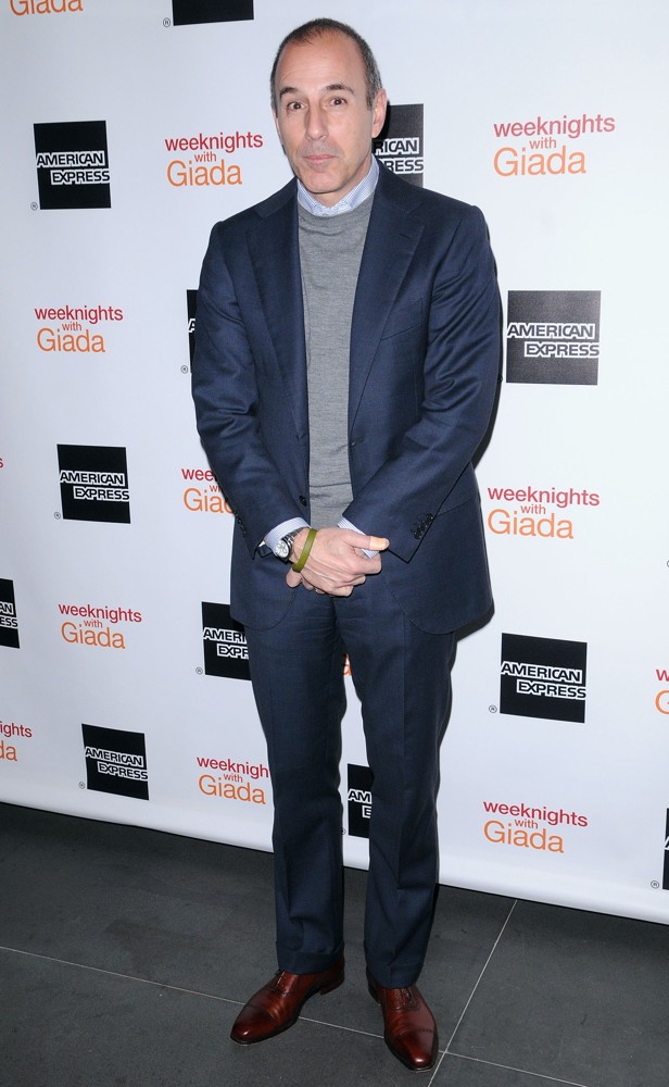 Matt Lauer;<br>Weeknights with Giada Book Launch Party