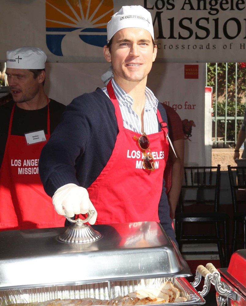 Matthew Bomer;<br>The Los Angeles Mission's Thanksgiving for Skid Row Homeless