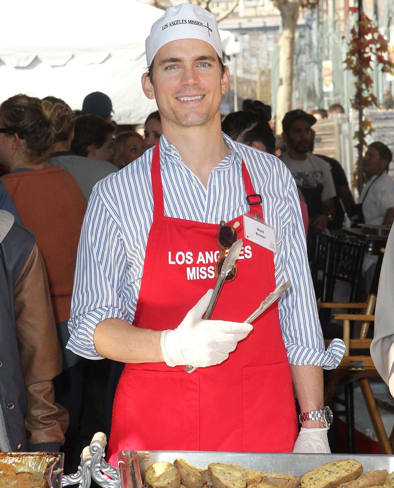 Matthew Bomer;<br>The Los Angeles Mission's Thanksgiving for Skid Row Homeless