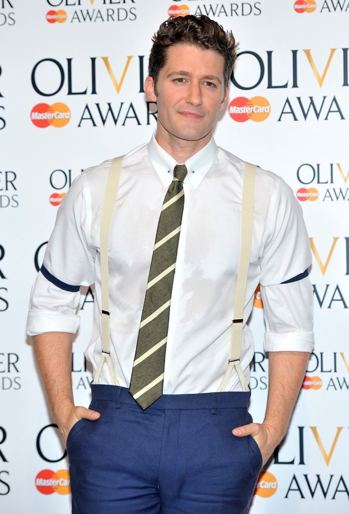 Matthew Morrison;<br>The Olivier Awards 2013 - Press Room