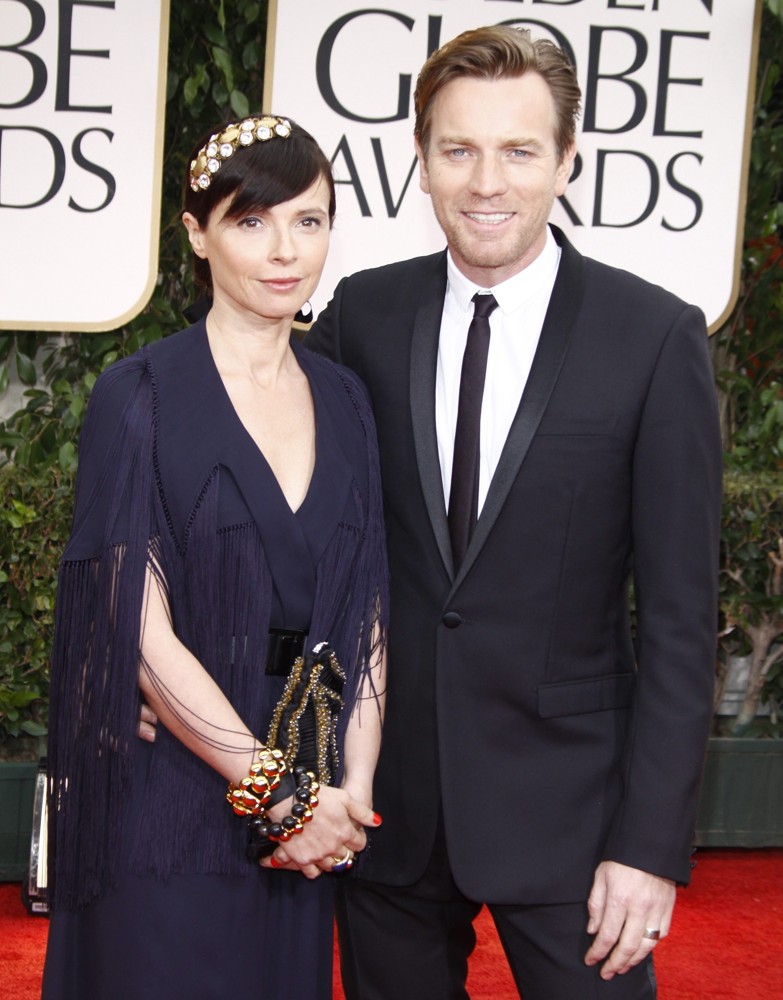 Eve Mavrakis;Ewan McGregor;<br>The 69th Annual Golden Globe Awards - Arrivals