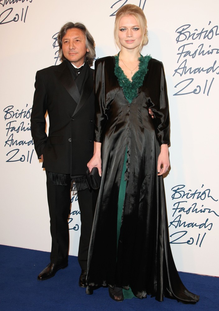 Leon Max;Katia Elizarova;<br>British Fashion Awards 2011 - Arrivals