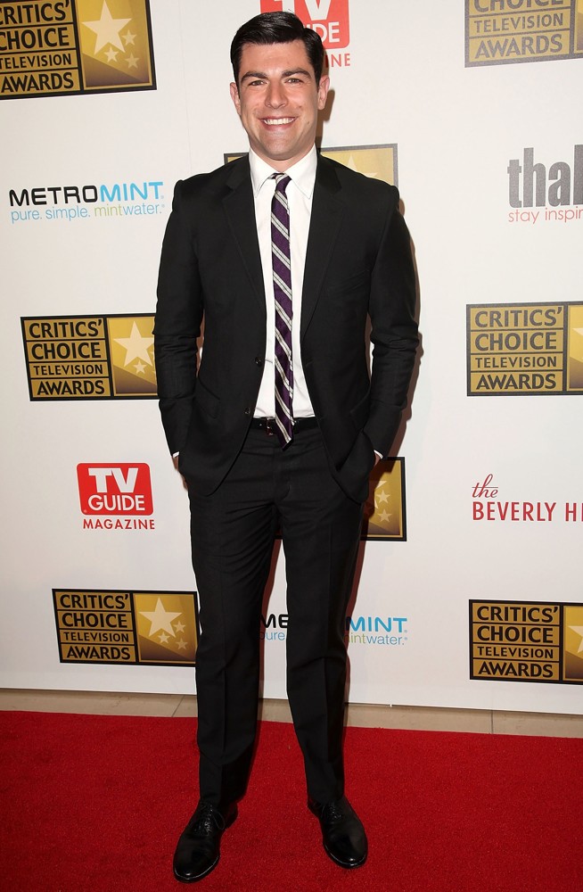 Max Greenfield;<br>2012 Critics' Choice TV Awards - Arrivals