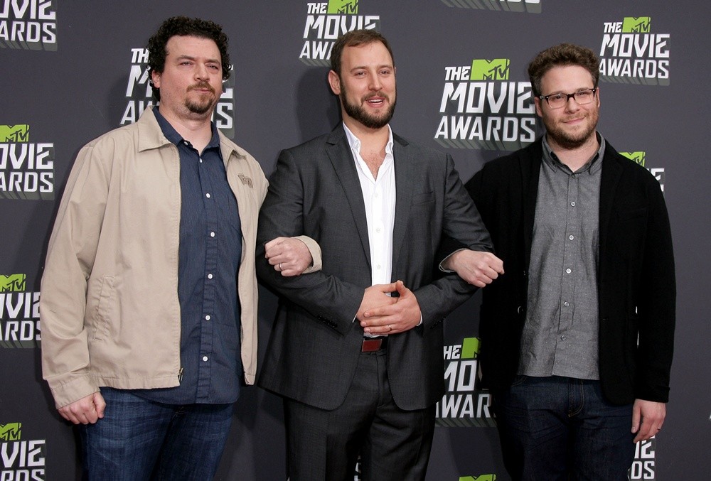 Danny McBride;Evan Goldberg;Seth Rogen;<br>2013 MTV Movie Awards - Arrivals