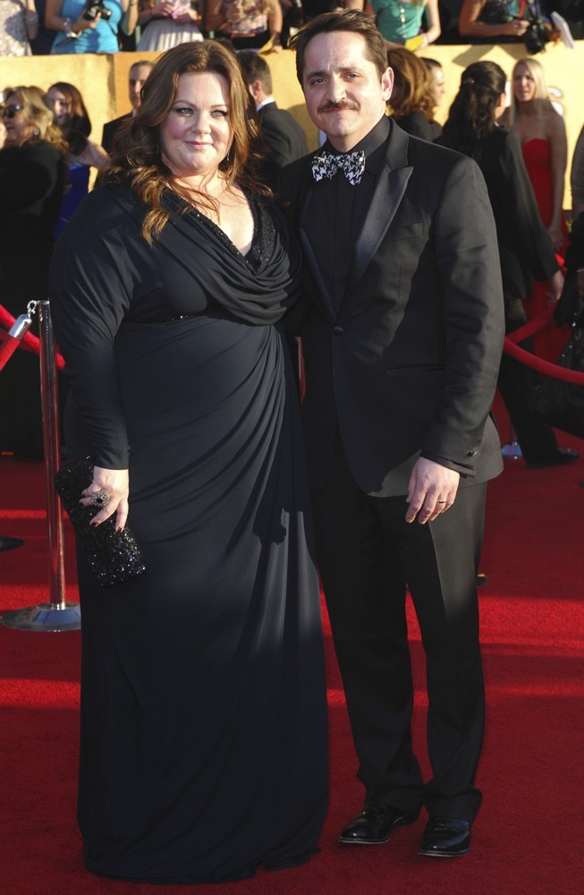 Melissa McCarthy;Ben Falcone;<br>The 18th Annual Screen Actors Guild Awards - Arrivals