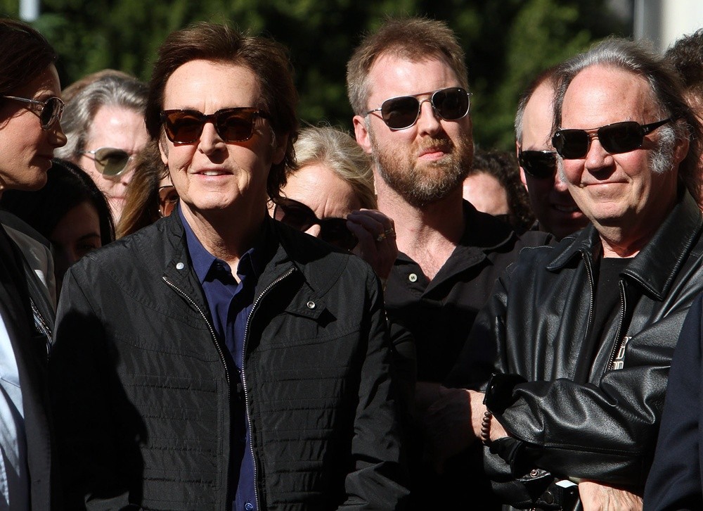 Paul McCartney;Neil Young;<br>Paul McCartney Honored with A Star on The Hollywood Walk of Fame