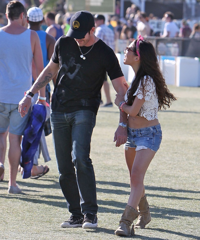 Dylan McDermott;Shasi Wells;<br>Celebrities at The 2012 Coachella Valley Music and Arts Festival - Day 3