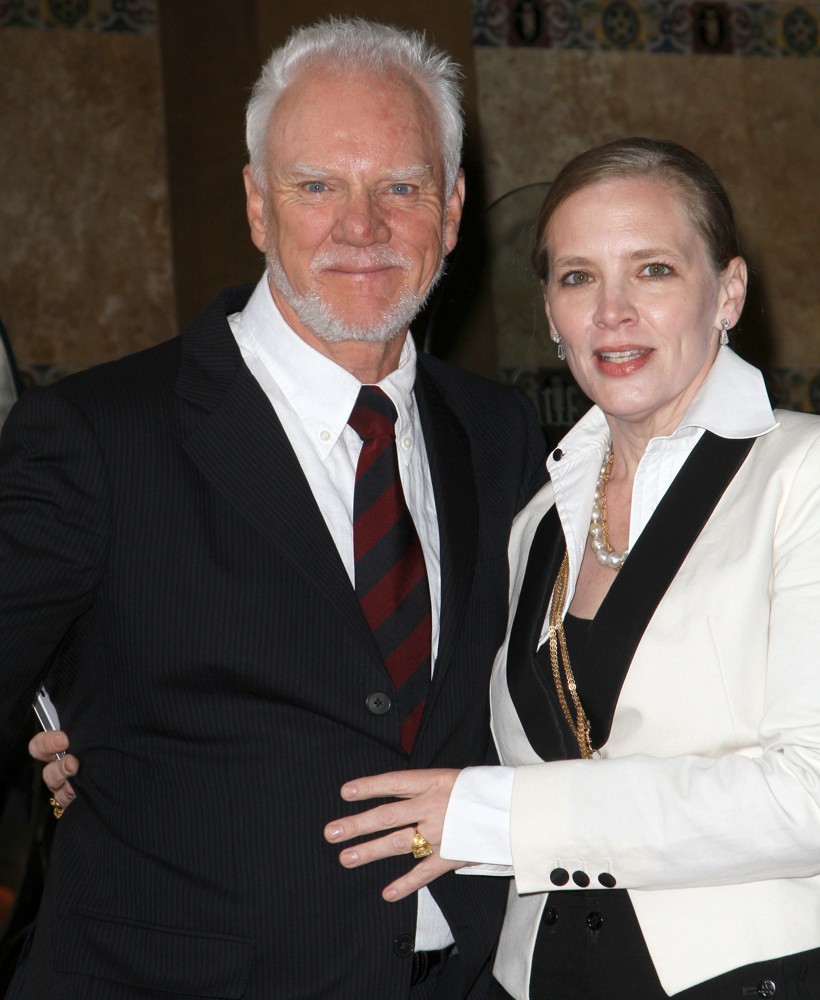 Malcolm McDowell;Kelley Kuhr;<br>The Hollywood Walk of Fame Honors Malcolm McDowell