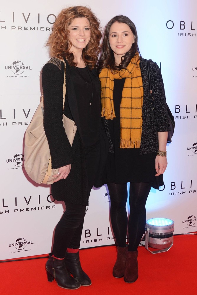 Aoibhinn McGinnity;Charlie Murphy (II);<br>The Irish Premiere of Oblivion - Inside Arrivals